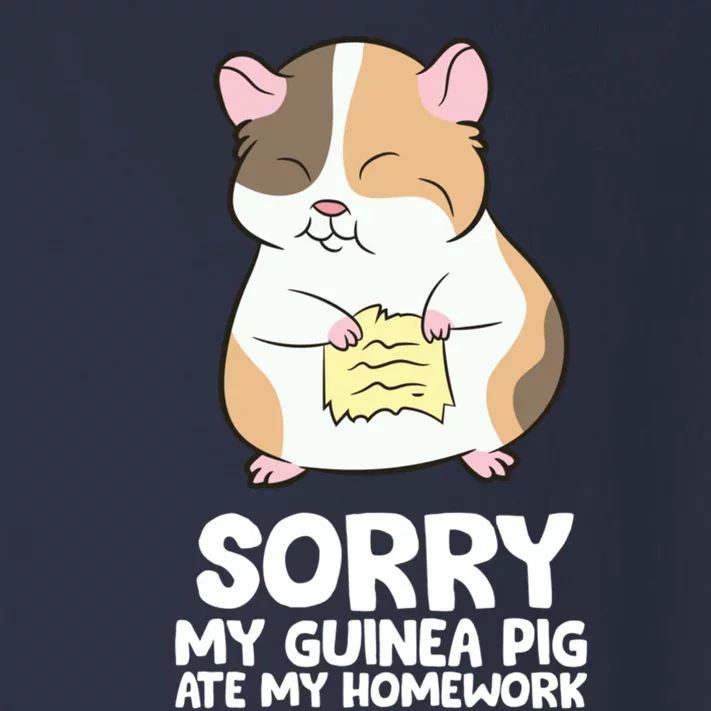 Sorry My Guinea Pig Ate My Homework Guinea Pig School Toddler Long Sleeve Shirt