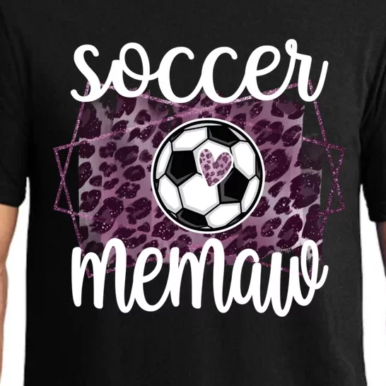 Soccer Memaw Grandma Memaw Of A Soccer Player Gift Pajama Set