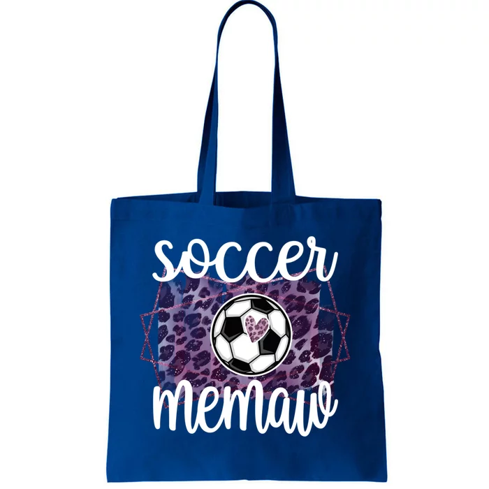 Soccer Memaw Grandma Memaw Of A Soccer Player Gift Tote Bag