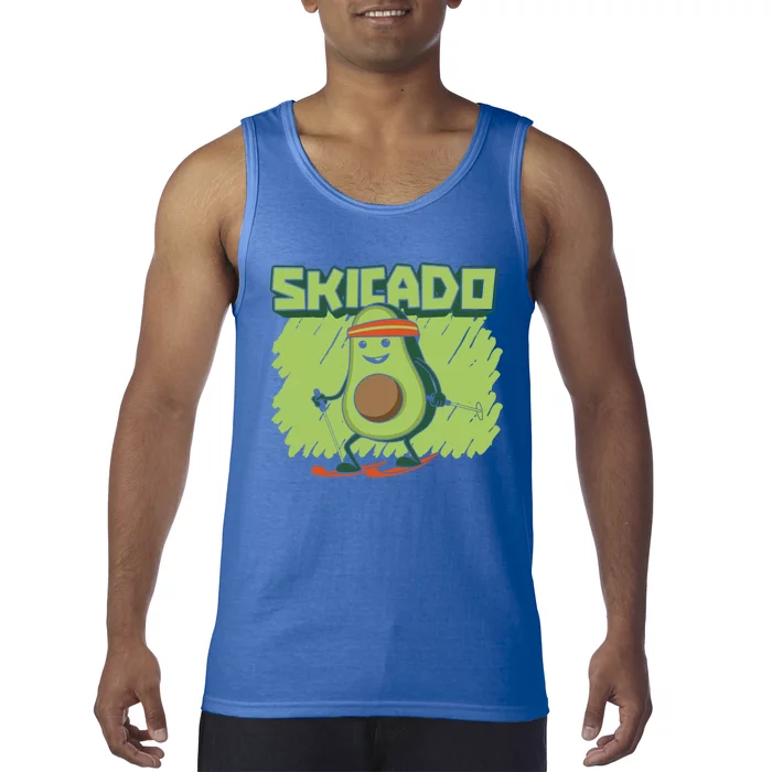 Skicado Meaningful Gift Winter Snow Sports Skier Ski Mountains Skiing Gift Tank Top