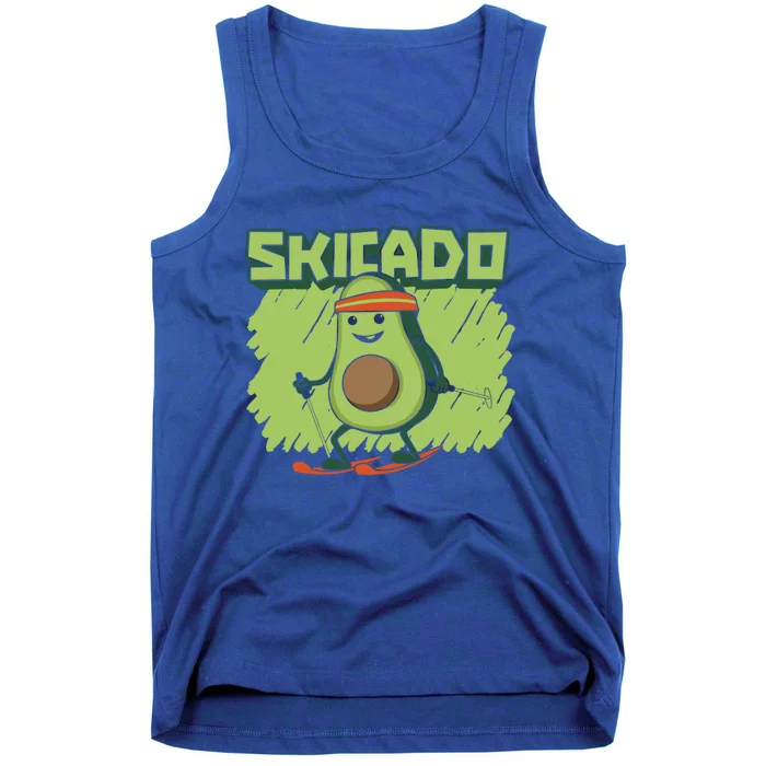 Skicado Meaningful Gift Winter Snow Sports Skier Ski Mountains Skiing Gift Tank Top