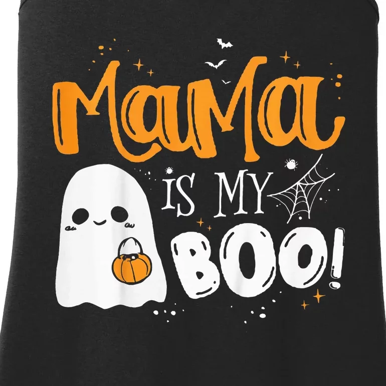 Spooky Mama Halloween Ghost Companion Ladies Essential Tank