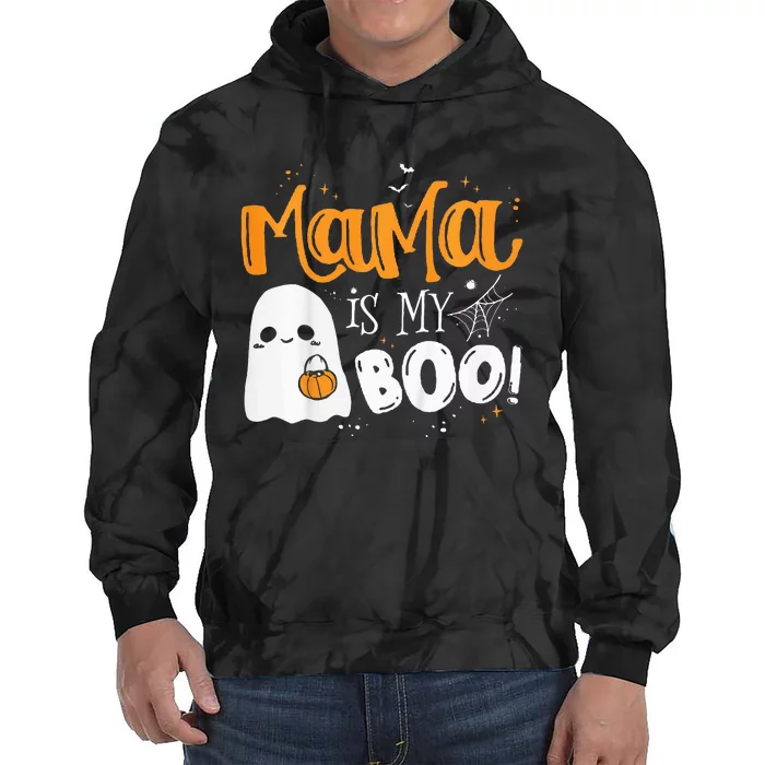 Spooky Mama Halloween Ghost Companion Tie Dye Hoodie