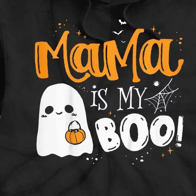 Spooky Mama Halloween Ghost Companion Tie Dye Hoodie