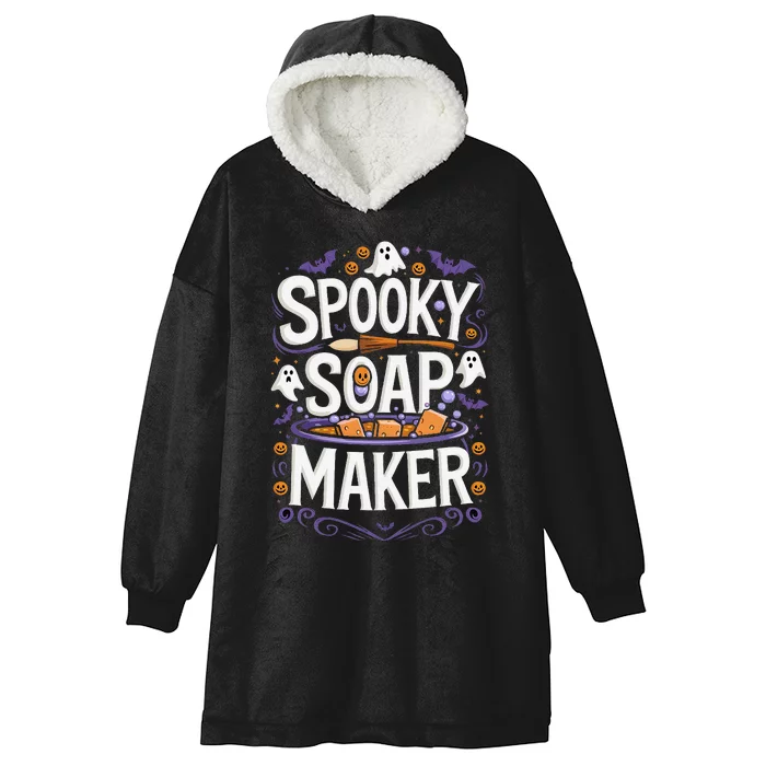 Soap Making Halloween Spooky Soap Maker Hooded Wearable Blanket