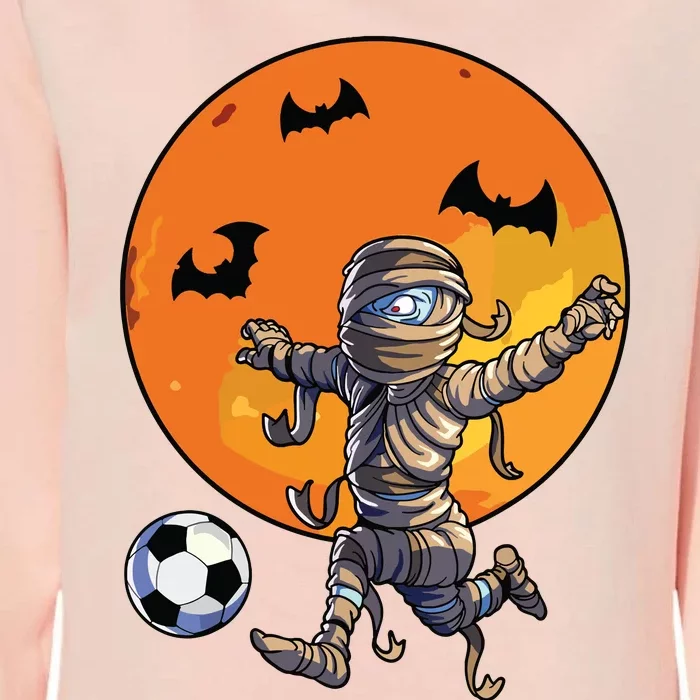 Soccer Mummy Halloween Boy Soccer Halloween Womens California Wash Sweatshirt