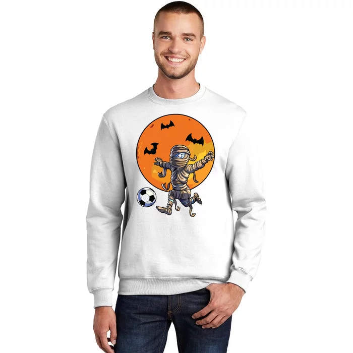 Soccer Mummy Halloween Boy Soccer Halloween Sweatshirt