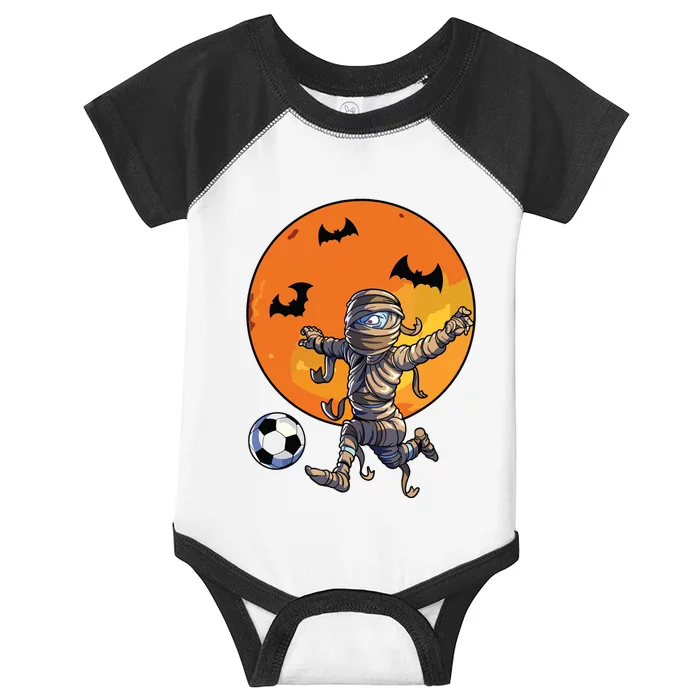 Soccer Mummy Halloween Boy Soccer Halloween Infant Baby Jersey Bodysuit