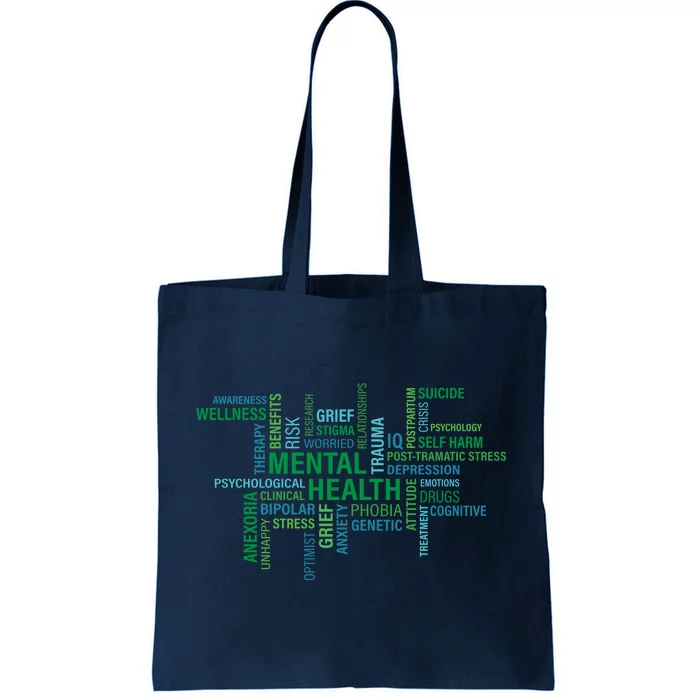 Support Mental Health Awareness Month Tote Bag