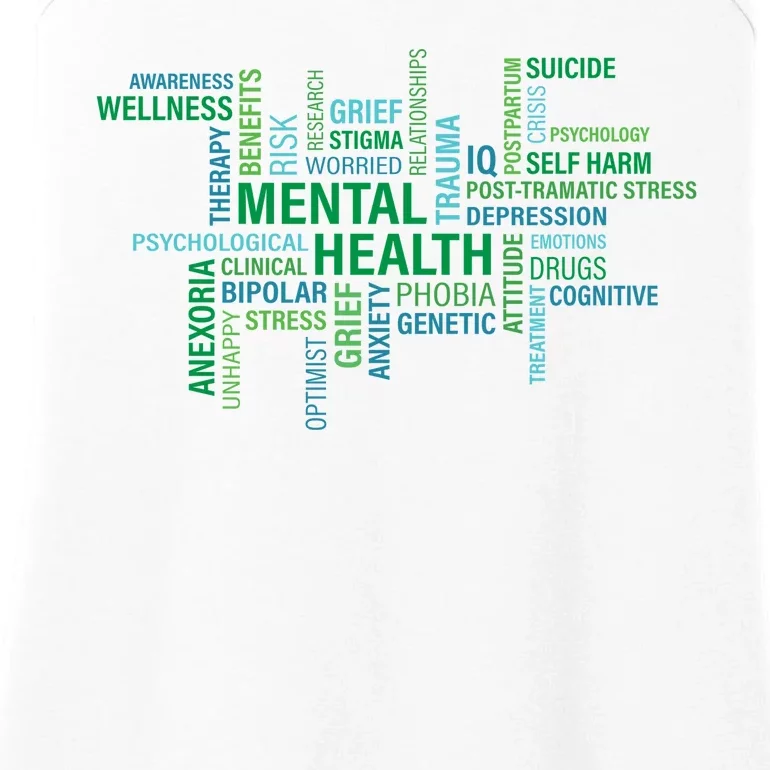 Support Mental Health Awareness Month Ladies Essential Tank