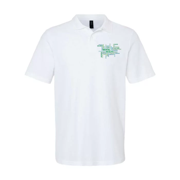 Support Mental Health Awareness Month Softstyle Adult Sport Polo