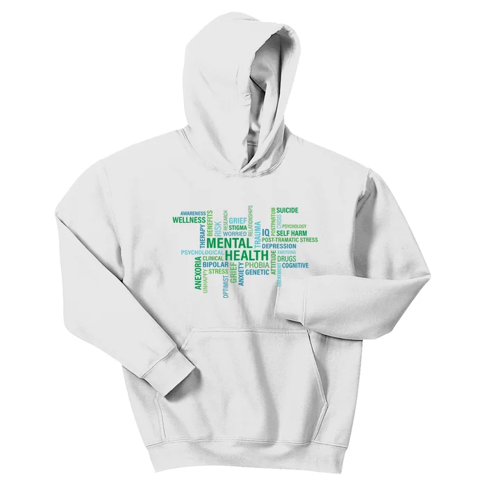 Support Mental Health Awareness Month Kids Hoodie