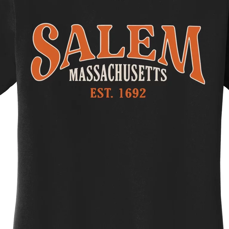 Salem Massachusetts Halloween Cute Fall Women's T-Shirt