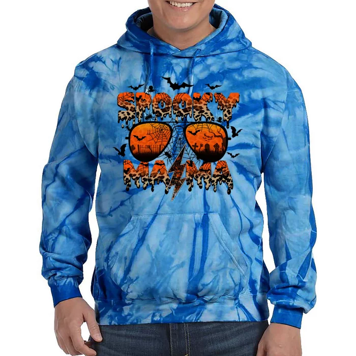 Spooky Mama Halloween Vacation Tie Dye Hoodie