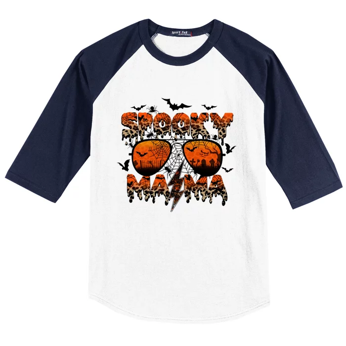 Spooky Mama Halloween Vacation Baseball Sleeve Shirt