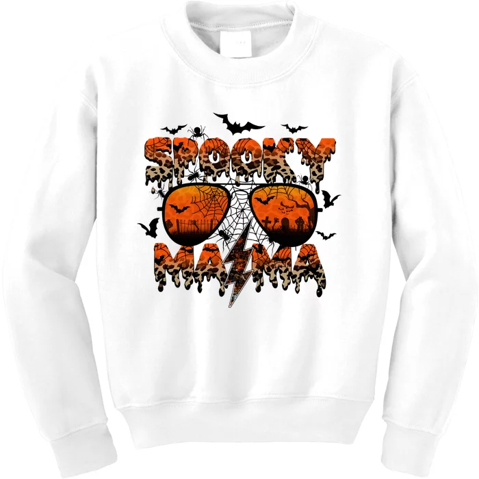 Spooky Mama Halloween Vacation Kids Sweatshirt