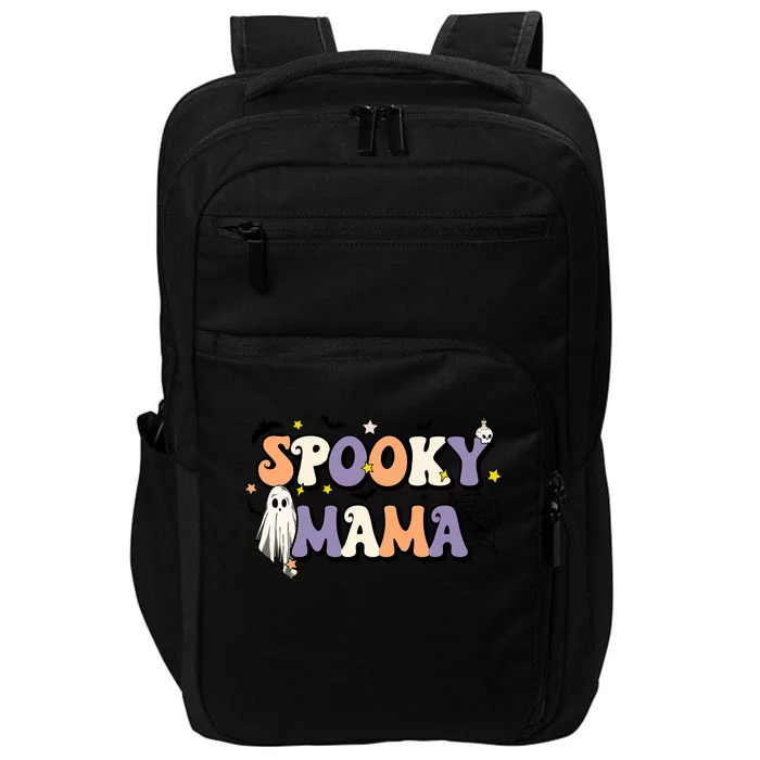 Spooky Mama Halloween Mom Ghost Witchy Costume Gift Impact Tech Backpack