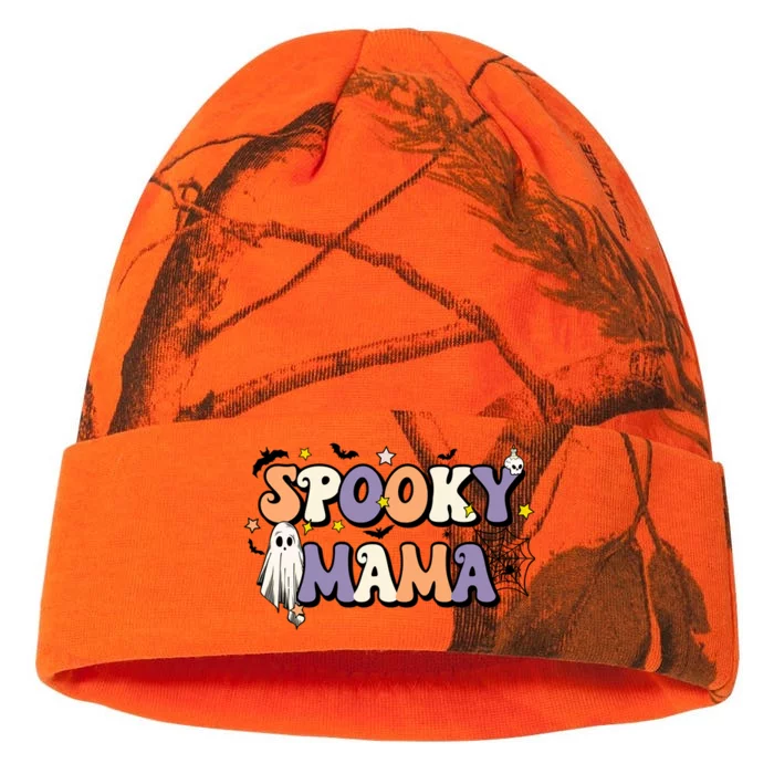 Spooky Mama Halloween Mom Ghost Witchy Costume Gift Kati - 12in Camo Beanie