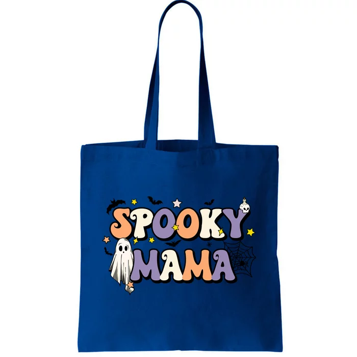 Spooky Mama Halloween Mom Ghost Witchy Costume Gift Tote Bag