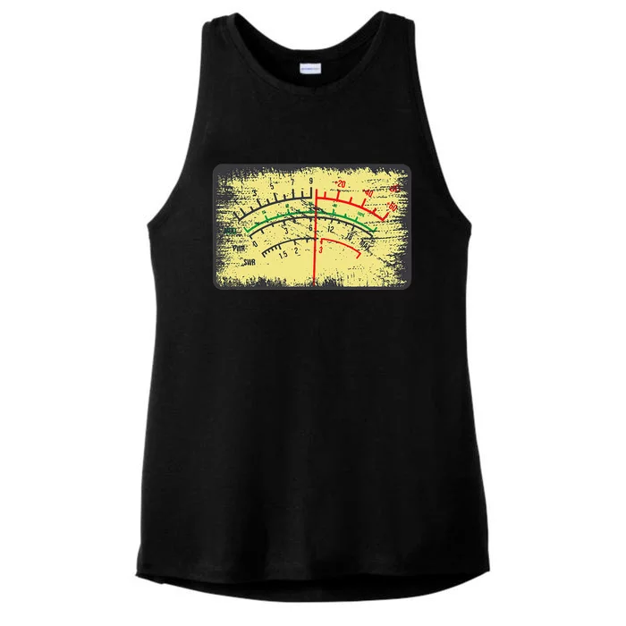 Swr Meter Ham Radio Operator Amateur Radio Enthusiast Ladies Tri-Blend Wicking Tank