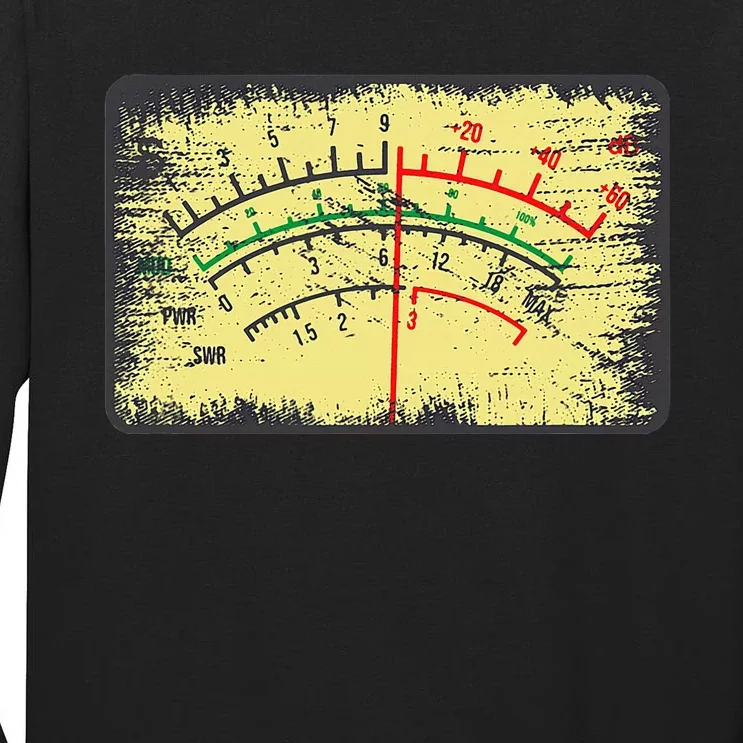 Swr Meter Ham Radio Operator Amateur Radio Enthusiast Tall Long Sleeve T-Shirt