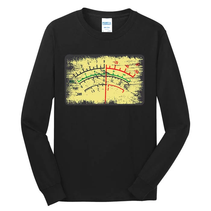 Swr Meter Ham Radio Operator Amateur Radio Enthusiast Tall Long Sleeve T-Shirt