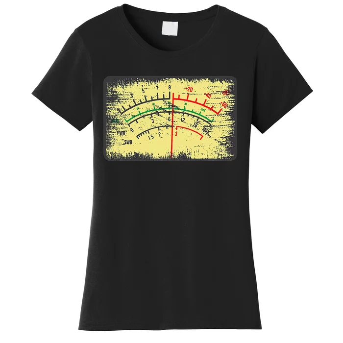 Swr Meter Ham Radio Operator Amateur Radio Enthusiast Women's T-Shirt