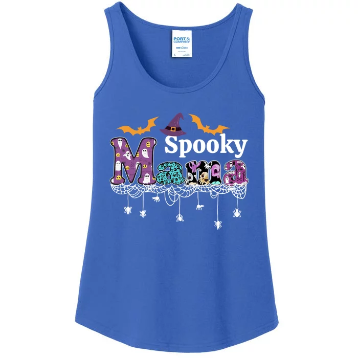 Spooky Mama Halloween Gift Ladies Essential Tank