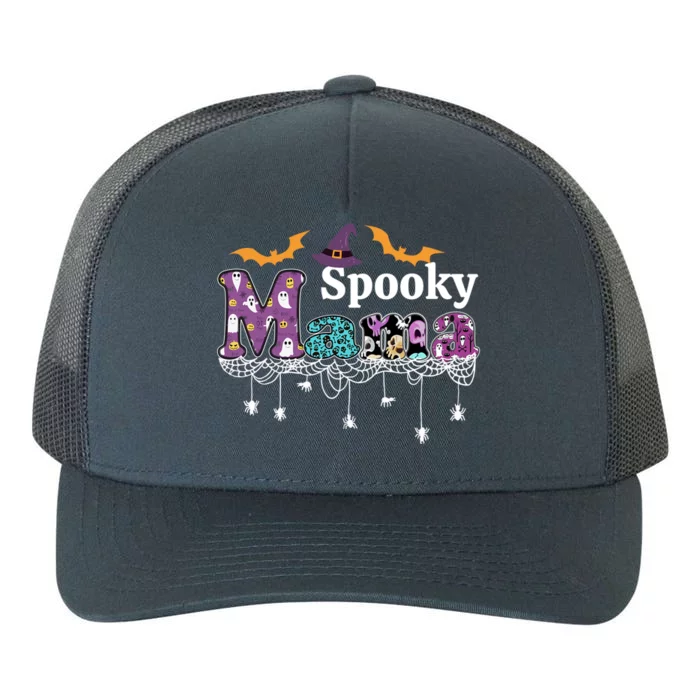 Spooky Mama Halloween Gift Yupoong Adult 5-Panel Trucker Hat