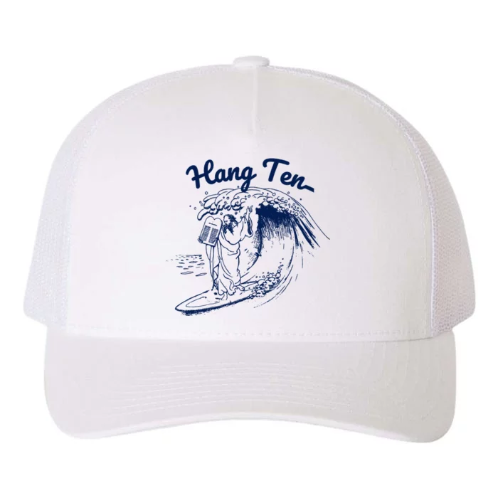 Surfing Moses Hang Ten Surfer Surfing Lover Gifts Yupoong Adult 5-Panel Trucker Hat