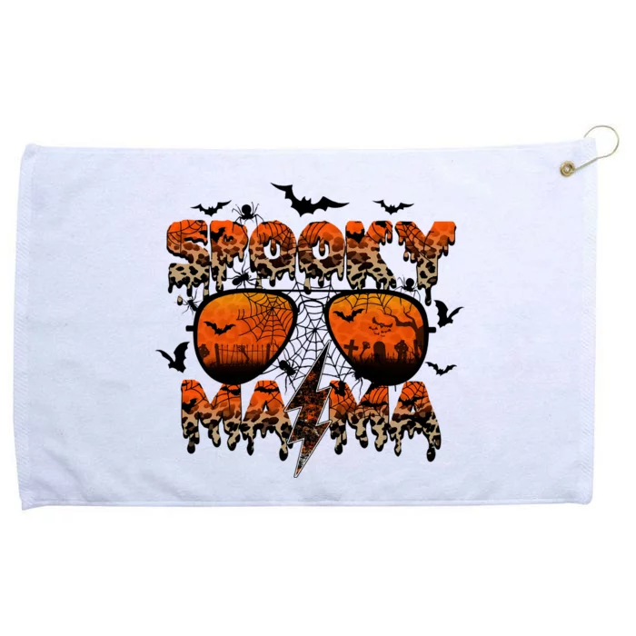 Spooky Mama Halloween Vacation Grommeted Golf Towel