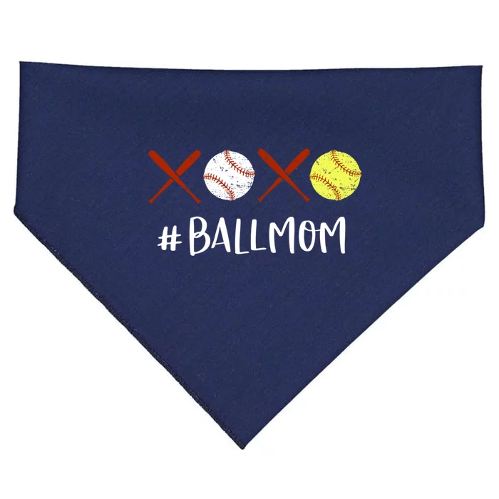 Softball Mom Hoodie Baseball Mom Hoodie Gifts USA-Made Doggie Bandana