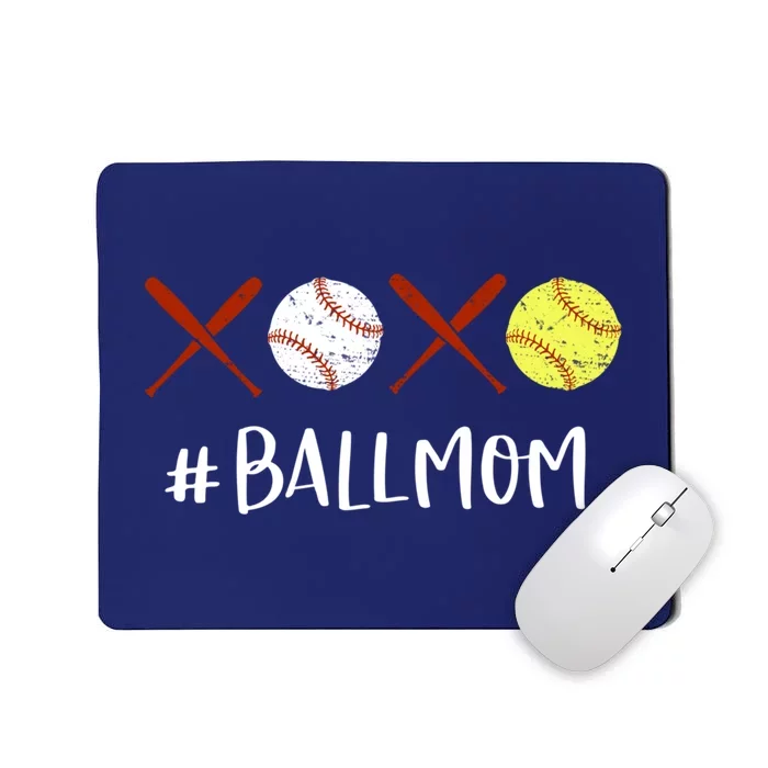 Softball Mom Hoodie Baseball Mom Hoodie Gifts Mousepad