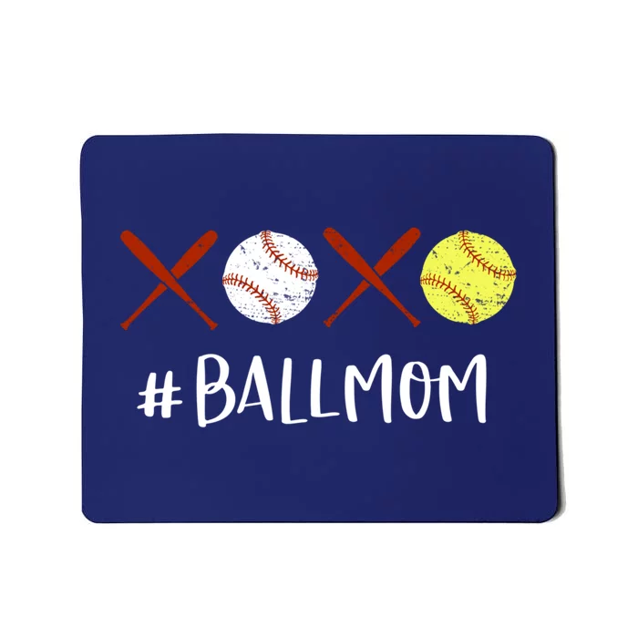 Softball Mom Hoodie Baseball Mom Hoodie Gifts Mousepad