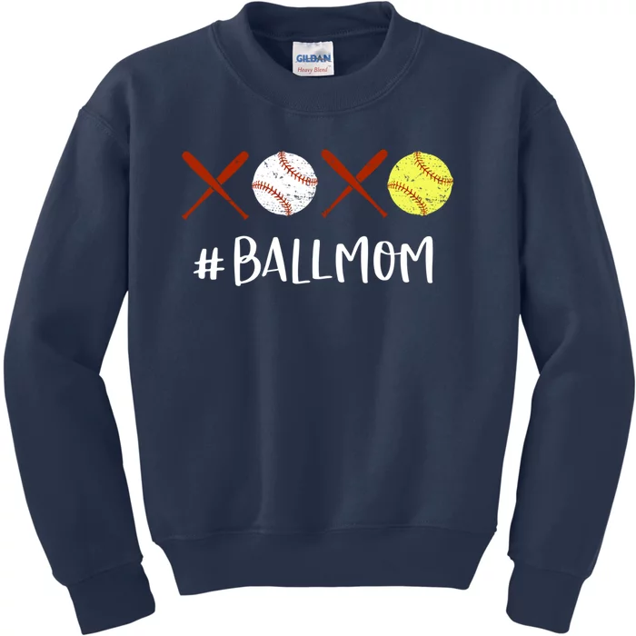 Softball Mom Hoodie Baseball Mom Hoodie Gifts Kids Sweatshirt