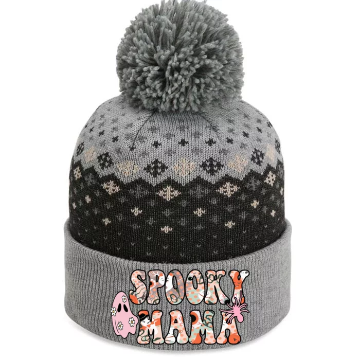 Spooky Mama Halloween Mom The Baniff Cuffed Pom Beanie