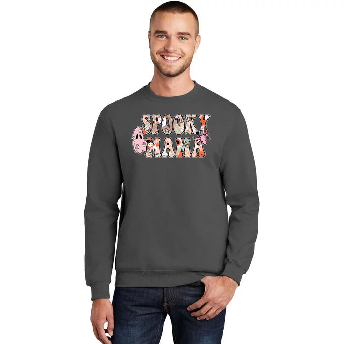 Spooky Mama Halloween Mom Tall Sweatshirt