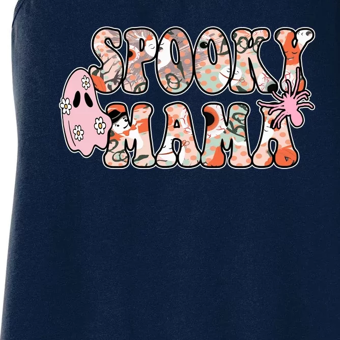 Spooky Mama Halloween Mom Women's Racerback Tank