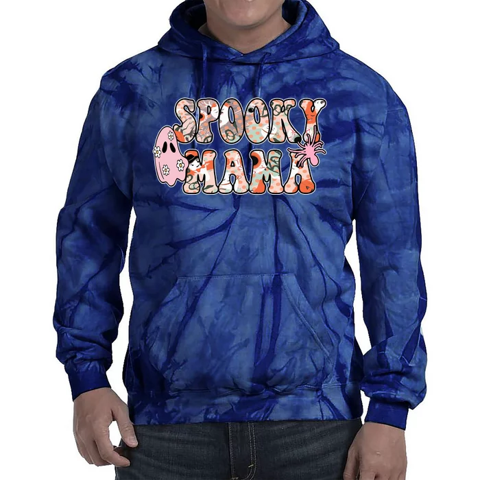 Spooky Mama Halloween Mom Tie Dye Hoodie