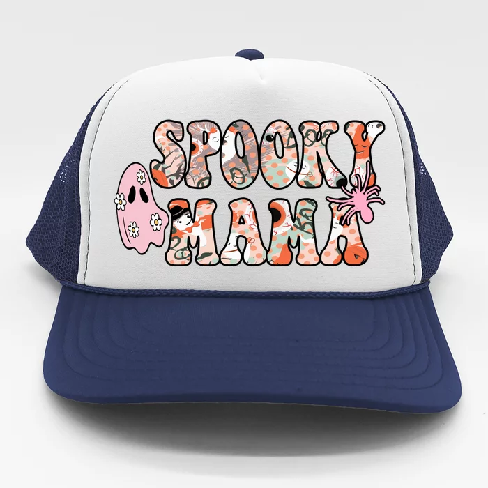 Spooky Mama Halloween Mom Trucker Hat