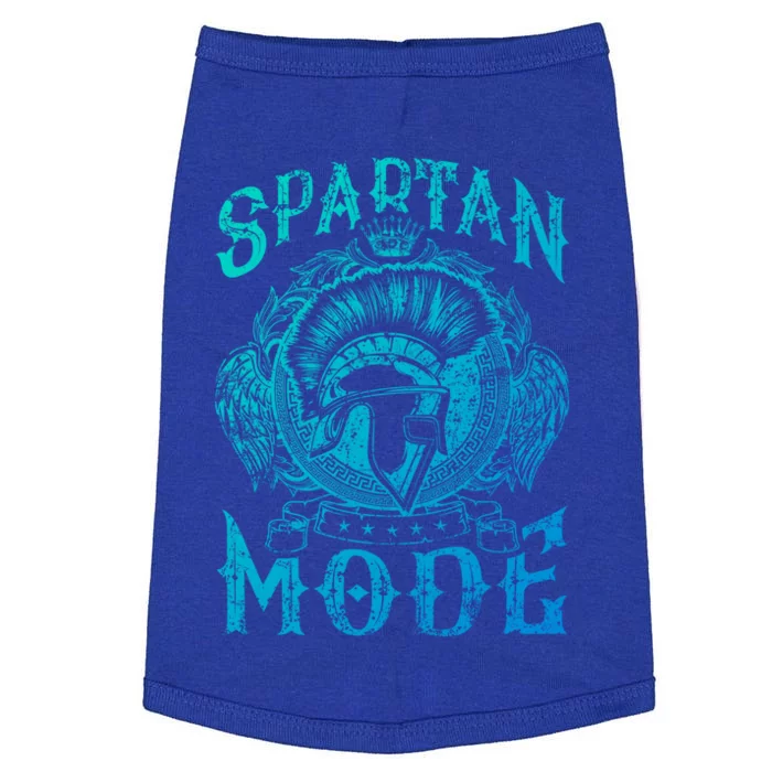 Spartan Mode Helmet Gym Warrior Fitness Beast Sparta Workout Gift Doggie Tank