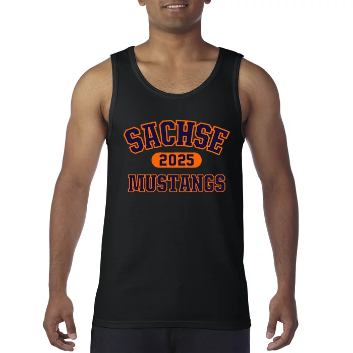 Sachse Mustangs High School Arch 2025 Tank Top