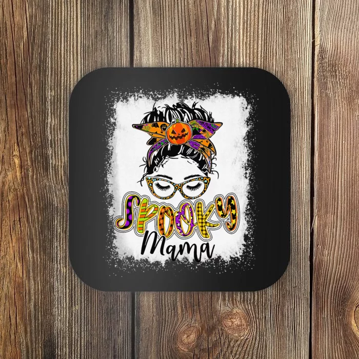 Spooky Mama Halloween Skull Witchy Mama Witch Mom Spooky Coaster