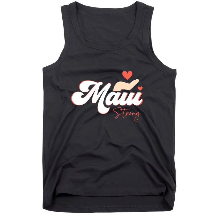 Strong Maui Hawaii Island I Love Hawaii Gift Tank Top