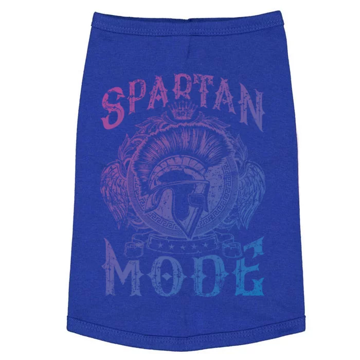 Spartan Mode Helmet Gym Warrior Fitness Beast Sparta Workout Gift Doggie Tank