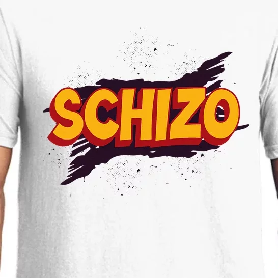 Schizo Mental Health Schizophrenia Pajama Set