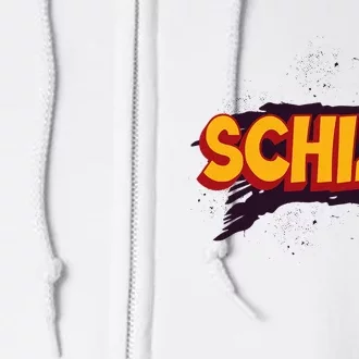 Schizo Mental Health Schizophrenia Full Zip Hoodie