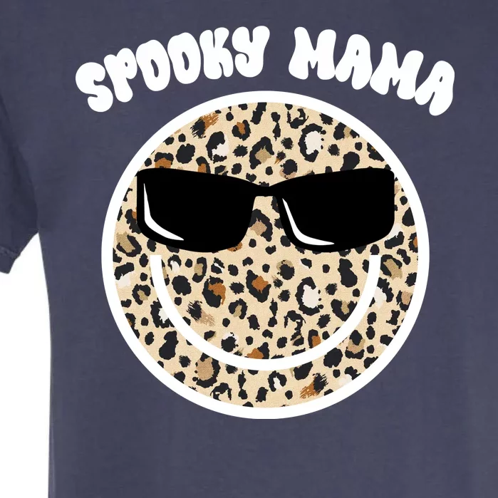 Spooky Mama Halloween Cheetah Smile Garment-Dyed Heavyweight T-Shirt