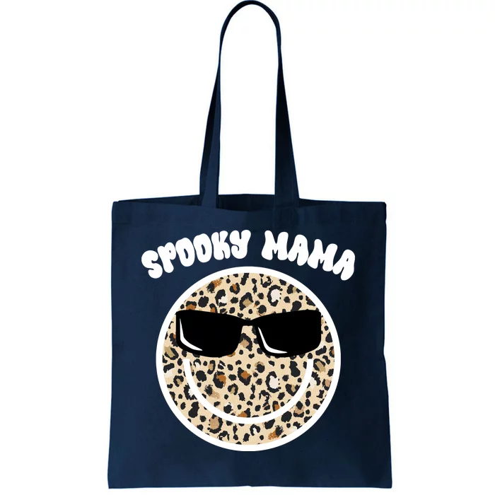 Spooky Mama Halloween Cheetah Smile Tote Bag