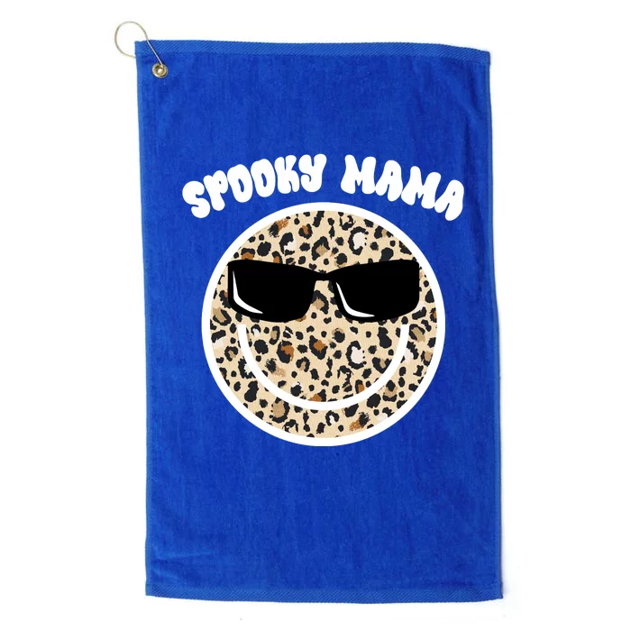 Spooky Mama Halloween Cheetah Smile Platinum Collection Golf Towel